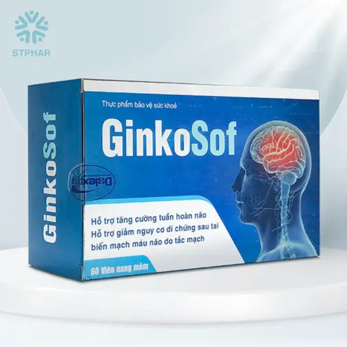 Viên uống hỗ trợ trí nhớ tuần hoàn não STPHAR-Ginkosof