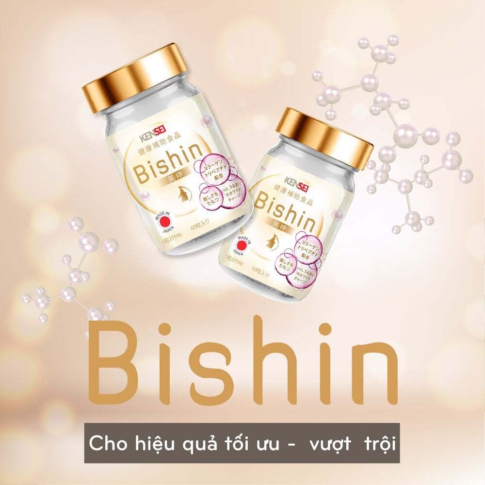 Viên uống Bishin Tripeptide Collagen Nhật Bản