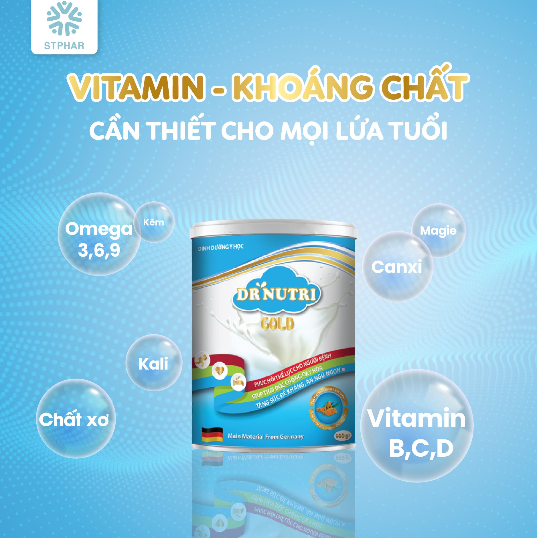 Sữa nghệ tăng cân Dr. Nutri Gold 900gr-duoc-ban-tai-Siêu thị online Nhi Bống