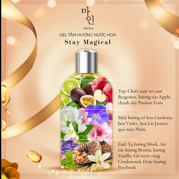 Gel tắm nước hoa MINE Stay Magical-duoc-ban-tai-Droppiimart