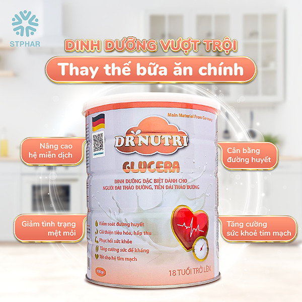 Sữa bột cho người tiểu đường Dr Nutri Glucera 900g-duoc-ban-tai-Siêu thị online Nhi Bống