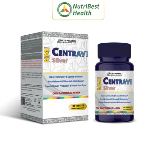 NMI CENTRAVI Silver (120 viên) vitamin cho nam giới
