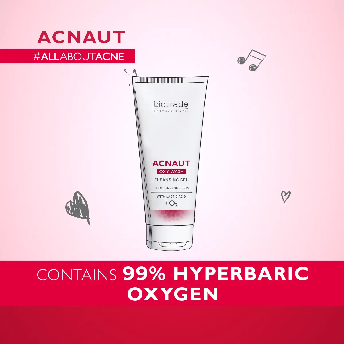 Gel rửa mặt Acnaut Oxy Wash Cleansing Gel - 2