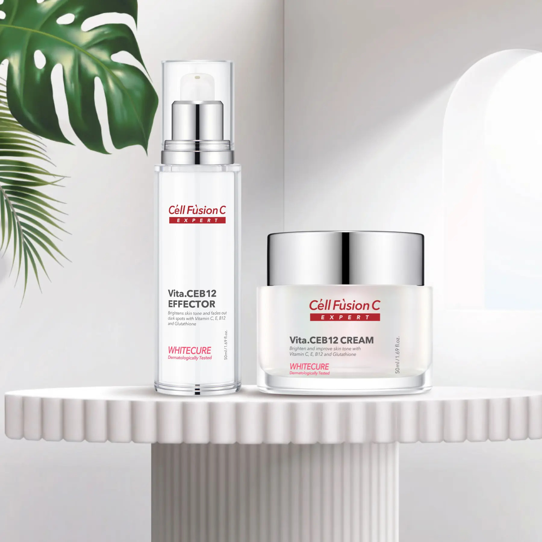 Kem dưỡng trắng & đều màu da 50ml - Cell Fusion C Expert WhiteCure Vita.CEB12 Cream