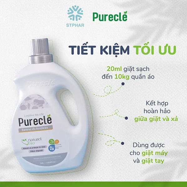 Nước giặt xả Pureclé-duoc-ban-tai-Droppiimart