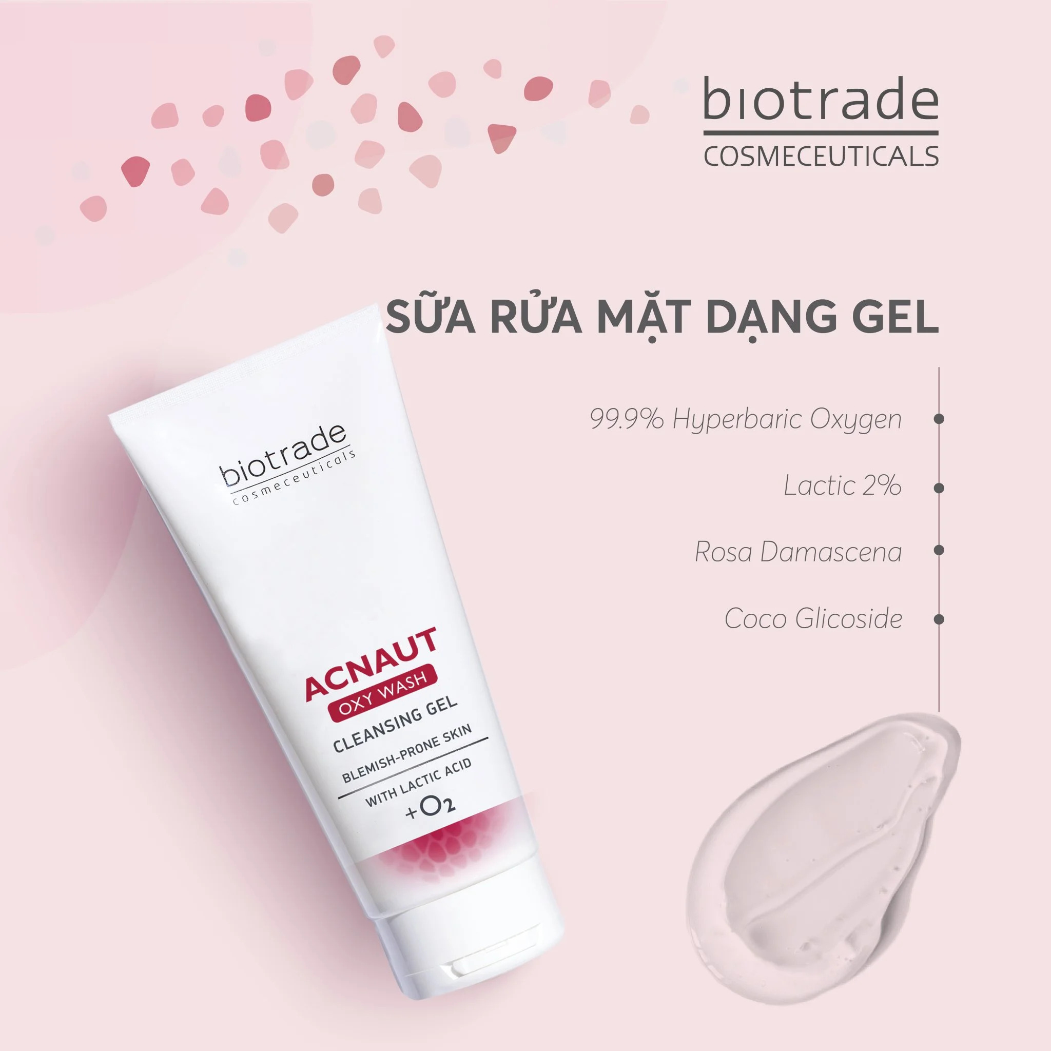 Gel rửa mặt Acnaut Oxy Wash Cleansing Gel - 5