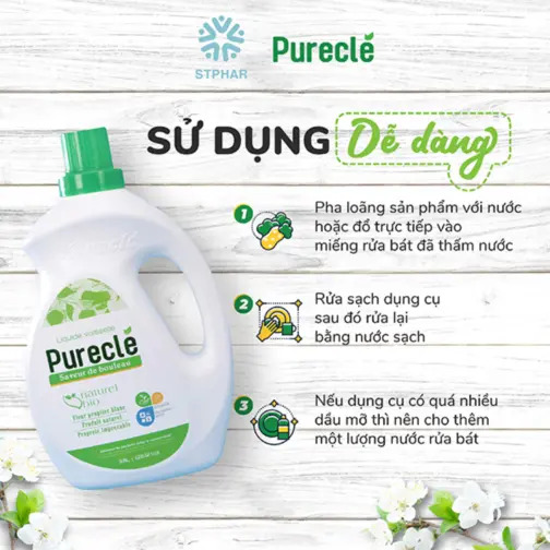 Trang chủ 70 Nước rửa chén Pureclé 3.8L