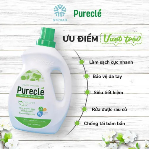 Nước rửa chén Pureclé 3.8L
